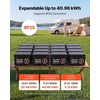 image:imageVEVOR 24V 100Ah LiFePO4 Lithium Battery Builtin 50A BMS 4000 Cycleswith Bluetooth