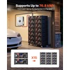 image:imageVEVOR 48V 100Ah LiFePO4 Lithium Battery Builtin 100A BMS 512V Server Rack LiFePO4 Battery with Bluetooth amp Display 5120Wh Capacity 6000 Cycles for Solar Energy Storage Home Backup Power 2 Pack48V 100AH2