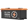 image:imageVEVOR 48V 105Ah Golf Cart Lithium Battery 48 Volt Golf Cart Battery with 200A BMS Touch Monitor and Mobile APP LiFePO4 Battery with 600A Peak Current 20A Charger and 4000 Cycles for Golf Carts