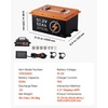image:imageVEVOR 48V 512V 52AH Lithium Golf Cart Battery with 15A Charger Lifepo4 Battery Kit Builtin 100A BMS with Bluetooth Mobile APP amp Display Monitor 4000 Cycles for Golf Carts Trolling Motors