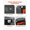 image:imageVEVOR Motorcycle Battery 12 Volt 4Ah LiFePO4 Lithium PreCharged Powersports Battery Maintenance Free amp High Performance Compatible with ATV Motorcycle Jet Skis Scooter UTV and More12V 4Ah