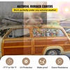 image:imageVEVOR Rubber Bungee Cords 50 Pack 21 Long Weatherproof Natural Rubber Tie Down Straps with Crimped S Hooks Heavy Duty Outdoor Tarp Straps for Securing Flatbed Trailers Canvases Cargo and More