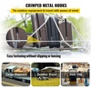 image:imageVEVOR Rubber Bungee Cords 50 Pack 21 Long Weatherproof Natural Rubber Tie Down Straps with Crimped S Hooks Heavy Duty Outdoor Tarp Straps for Securing Flatbed Trailers Canvases Cargo and More
