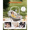 image:imageVEVOR Sound Machine 21 Soothing Sleep Sounds 3in1 Portable and Hangable White Noise Sound Machine with AutoOff Timer Soft Ring Light and Memory Function for Baby Adults Home Office amp Travel
