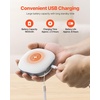 image:imageVEVOR Sound Machine 21 Soothing Sleep Sounds 3in1 Portable and Hangable White Noise Sound Machine with AutoOff Timer Soft Ring Light and Memory Function for Baby Adults Home Office amp Travel