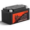 image:imageVEVOR Motorcycle Battery 12 Volt 4Ah LiFePO4 Lithium PreCharged Powersports Battery Maintenance Free amp High Performance Compatible with ATV Motorcycle Jet Skis Scooter UTV and More12V 6Ah