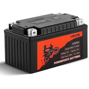 image:imageVEVOR Motorcycle Battery 12 Volt 4Ah LiFePO4 Lithium PreCharged Powersports Battery Maintenance Free amp High Performance Compatible with ATV Motorcycle Jet Skis Scooter UTV and More12V 6Ah