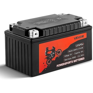 image:imageVEVOR Motorcycle Battery 12 Volt 4Ah LiFePO4 Lithium PreCharged Powersports Battery Maintenance Free amp High Performance Compatible with ATV Motorcycle Jet Skis Scooter UTV and More12V 4Ah