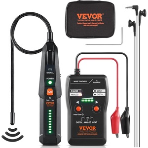 image:imageVEVOR Underground Cable Locator 65Ft Max Detection Depth Wire Tracer Break Detector Finder with Earphone 3280Ft Max Detection Length Cable Tester for Pet Fence Buried Sprinkler Valve Irrigation