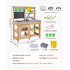 image:imageVEVOR Mud Kitchen Outdoor Mud Kitchen for Kids Wood Outdoor Play Kitchens with Stoves Hooks Sinks Planting Shovels Spatulas Handle Cookware Pots and Accessories Play with Water and Sand