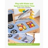 image:imageVEVOR Mud Kitchen Outdoor Mud Kitchen for Kids Wood Outdoor Play Kitchens with Stoves Hooks Sinks Planting Shovels Spatulas Handle Cookware Pots and Accessories Play with Water and Sand