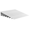 image:imageVEVOR Door Threshold Ramp 2 Rise Door Ramp for Wheelchairs Aluminum Entry Ramp for Doorways Rated 800 lbs Load Capacity Adjustable Threshold Ramp for Wheelchairs Scooters and Power ChairsGray