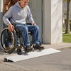 image:imageVEVOR Door Threshold Ramp 2 Rise Door Ramp for Wheelchairs Aluminum Entry Ramp for Doorways Rated 800 lbs Load Capacity Adjustable Threshold Ramp for Wheelchairs Scooters and Power ChairsGray