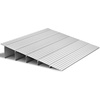 image:imageVEVOR Door Threshold Ramp 2 Rise Door Ramp for Wheelchairs Aluminum Entry Ramp for Doorways Rated 800 lbs Load Capacity Adjustable Threshold Ramp for Wheelchairs Scooters and Power ChairsGray