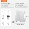 image:imageVEVOR Door Threshold Ramp 2 Rise Door Ramp for Wheelchairs Aluminum Entry Ramp for Doorways Rated 800 lbs Load Capacity Adjustable Threshold Ramp for Wheelchairs Scooters and Power ChairsGray