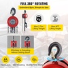 image:imageVEVOR Hand Chain Hoist 4400 lbs 2 Ton Capacity Chain Block 8ft25m Lift Manual Hand Chain Block Manual Hoist wIndustrialGrade Steel Construction for Lifting Good in Transport amp Workshop RedRED