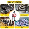 image:imageVEVOR Hand Chain Hoist 4400 lbs 2 Ton Capacity Chain Block 8ft25m Lift Manual Hand Chain Block Manual Hoist wIndustrialGrade Steel Construction for Lifting Good in Transport amp Workshop RedRED