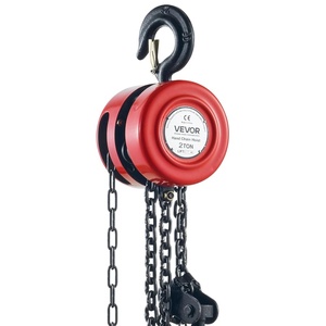 image:imageVEVOR Hand Chain Hoist 4400 lbs 2 Ton Capacity Chain Block 8ft25m Lift Manual Hand Chain Block Manual Hoist wIndustrialGrade Steel Construction for Lifting Good in Transport amp Workshop RedRED