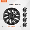 image:imageVEVOR Wheel Rim Cover Hubcaps 18 in 20172023 Model 3 Fully Fit Hubcap with Snap Guard Tape amp Valve Nozzle Hole ABS amp PC Hubcap with High Rigidity amp Less Wind Drag Fits for All Weather Use
