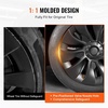 image:imageVEVOR Wheel Rim Cover Hubcaps 18 in 20172023 Model 3 Fully Fit Hubcap with Snap Guard Tape amp Valve Nozzle Hole ABS amp PC Hubcap with High Rigidity amp Less Wind Drag Fits for All Weather Use