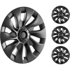 image:imageVEVOR Wheel Rim Cover Hubcaps 18 in 20172023 Model 3 Fully Fit Hubcap with Snap Guard Tape amp Valve Nozzle Hole ABS amp PC Hubcap with High Rigidity amp Less Wind Drag Fits for All Weather Use