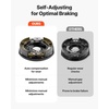 image:imageVEVOR Electric Trailer Brake Assembly 10 x 214 Inch 1 Pair SelfAdjusting Electric Brakes Kit for 3500 lbs Trailer Axle Backing Plates for Braking System Part Replacement Fit for Trailers RVs12 x 2 Inch  6000lbs  1 pairs