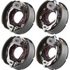 image:imageVEVOR Electric Trailer Brake Assembly 10 x 214 Inch 1 Pair SelfAdjusting Electric Brakes Kit for 3500 lbs Trailer Axle Backing Plates for Braking System Part Replacement Fit for Trailers RVs1225 x 3375 Inch  10000lbs  4 Brakes