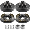 image:imageVEVOR Electric Trailer Brake Assembly 10 x 214 Inch 1 Pair SelfAdjusting Electric Brakes Kit for 3500 lbs Trailer Axle Backing Plates for Braking System Part Replacement Fit for Trailers RVs12 x 2 Inch  6000lbs  1 pairs