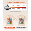 image:imageVEVOR Auto Heat Press Machine 15 x 15 inch TShirt Press Machine with Auto Release and Adjustable Pressure Digital Display Rapid Heating for Sublimation Vinyl Heat Transfer Projects White