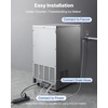 image:imageVEVOR Commercial Ice Maker Machine 80 lbs24h with 6813 lbs Storage Capacity CountertopFreestandingUnder Counter Stainless Steel Ice Maker with LED Display amp SelfCleaning Home Bar Restaurant1 00 Bullet Ice