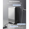 image:imageVEVOR Commercial Ice Maker Machine 80 lbs24h with 6813 lbs Storage Capacity CountertopFreestandingUnder Counter Stainless Steel Ice Maker with LED Display amp SelfCleaning Home Bar Restaurant100