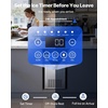 image:imageVEVOR Commercial Ice Maker Machine 80 lbs24h with 6813 lbs Storage Capacity CountertopFreestandingUnder Counter Stainless Steel Ice Maker with LED Display amp SelfCleaning Home Bar Restaurant1 20 Dual Water Inlet