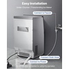 image:imageVEVOR Commercial Ice Maker Machine 80 lbs24h with 6813 lbs Storage Capacity CountertopFreestandingUnder Counter Stainless Steel Ice Maker with LED Display amp SelfCleaning Home Bar Restaurant80