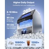 image:imageVEVOR Commercial Ice Maker Machine 80 lbs24h with 6813 lbs Storage Capacity CountertopFreestandingUnder Counter Stainless Steel Ice Maker with LED Display amp SelfCleaning Home Bar Restaurant265