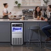 image:imageVEVOR Commercial Ice Maker Machine 80 lbs24h with 6813 lbs Storage Capacity CountertopFreestandingUnder Counter Stainless Steel Ice Maker with LED Display amp SelfCleaning Home Bar Restaurant1 00 Bullet Ice
