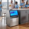 image:imageVEVOR Commercial Ice Maker Machine 80 lbs24h with 6813 lbs Storage Capacity CountertopFreestandingUnder Counter Stainless Steel Ice Maker with LED Display amp SelfCleaning Home Bar Restaurant120