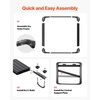 image:imageVEVOR Roof Rack Cargo Basket 64 x 39 x 453 in Heavy Duty Roof Top Carrier Basket with Extension 200 lbs Capacity AllWeather Car Top Luggage Holder Universal Fit for SUVs Trucks Vehicles Pickups48x40in
