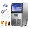 image:imageVEVOR Commercial Ice Maker Machine 80 lbs24H 6813 lbs Storage Capacity