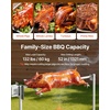 image:imageVEVOR Rotisserie Grill 52in Electric Rotisserie Grill Kit 8 Level Height BBQ Grills Rotisseries Kit with 132 lbs Load Capacity Asador de Puerco Stainless Steel Automatic Grilling Kits for Parties