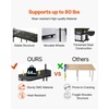 image:imageVEVOR Mobile Kitchen Multifunctional Portable Camp Box with Wheels AllinOne Integrated Outdoor Cooking Station with Windproof Stove Storage Organizer and Foldable Tables Black