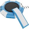 image:imageVEVOR Recreational Water Trampoline 10ft Inflatable Water Bouncer Portable Bounce Swim Platform with Slide Electric Air Pump amp 3Step Ladder Adult Kid Floating Rebounder for Lake Pool Water Sports