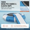 image:imageVEVOR Recreational Water Trampoline 10ft Inflatable Water Bouncer Portable Bounce Swim Platform with Slide Electric Air Pump amp 3Step Ladder Adult Kid Floating Rebounder for Lake Pool Water Sports