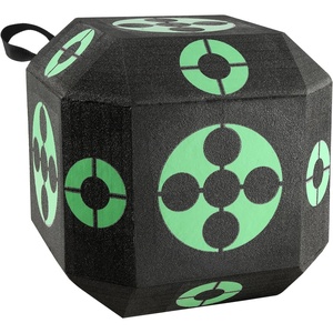 image:imageVEVOR Archery Target Block AllSide Bow Target Block Outdoor Portable Archery Target with Carry Handle Easy Arrow Removal Great Visibility Lightweight Easy to Transport Black15x15x15