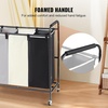 image:imageVEVOR 3Section Laundry Basket Heavy Duty Laundry Hamper Storage Organizer Laundry Sorter Cart with Heavy Duty Lockable Wheels for Dirty Clothes in Laundry Room Bedroom