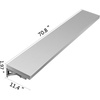 image:imageVEVOR Concession Shelf 708L x 114W Inch with Stainless Steel Frame and Surface Board for Food Trailer Serving Window
