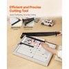 image:imageVEVOR Paper Cutter 18 in Cut Length Guillotine Trimmer 15Sheet Capacity HeavyDuty Paper Cutter with Security Guard RailBlade Lock Paper Trimmer for Cardstock Cardboard Home Office amp School18 15Sheet