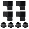 image:imageVEVOR Pergola Bracket Kit 6x6 8pcs 4pcs 3Way4pcs Base Heavy Duty Corner Bracket Woodworks DIY Post Base Kit Easy Installation Wooden Beams for Gazebos Patio Pergolas Log Cabin OutdoorBlack