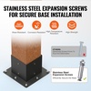 image:imageVEVOR Pergola Bracket Kit 6x6 8pcs 4pcs 3Way4pcs Base Heavy Duty Corner Bracket Woodworks DIY Post Base Kit Easy Installation Wooden Beams for Gazebos Patio Pergolas Log Cabin OutdoorBlack