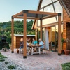 image:imageVEVOR Pergola Bracket Kit 6x6 8pcs 4pcs 3Way4pcs Base Heavy Duty Corner Bracket Woodworks DIY Post Base Kit Easy Installation Wooden Beams for Gazebos Patio Pergolas Log Cabin OutdoorBlack
