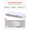 image:imageVEVOR Under Bed Storage with Wheels 398 x 201 x 59 inch Underbed Containers Underbed Shoes Organizer with Lid amp Gray Latch Rolling Under the Bed Storage Bins for Clothes Shoes Blankets 2 Pack